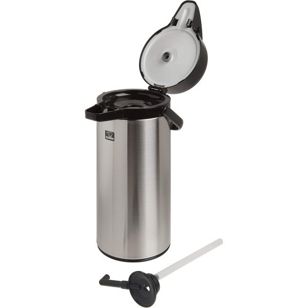 Термос Zojirushi AAPE-22SBXA Air Pot 2.2 л. со стеклянной колбой																																					